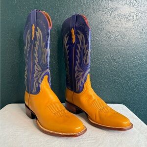 Lucchese Cowboy Boots with Square Toe WORN ONCE